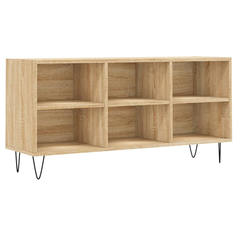 Tv-meubel 103,5x30x50 cm bewerkt hout sonoma eikenkleurig