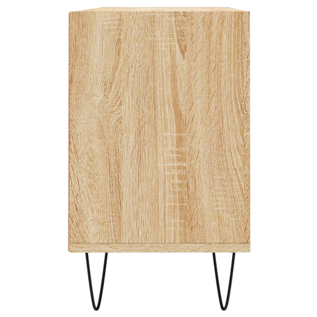 Tv-meubel 103,5x30x50 cm bewerkt hout sonoma eikenkleurig