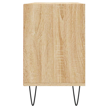Tv-meubel 103,5x30x50 cm bewerkt hout sonoma eikenkleurig