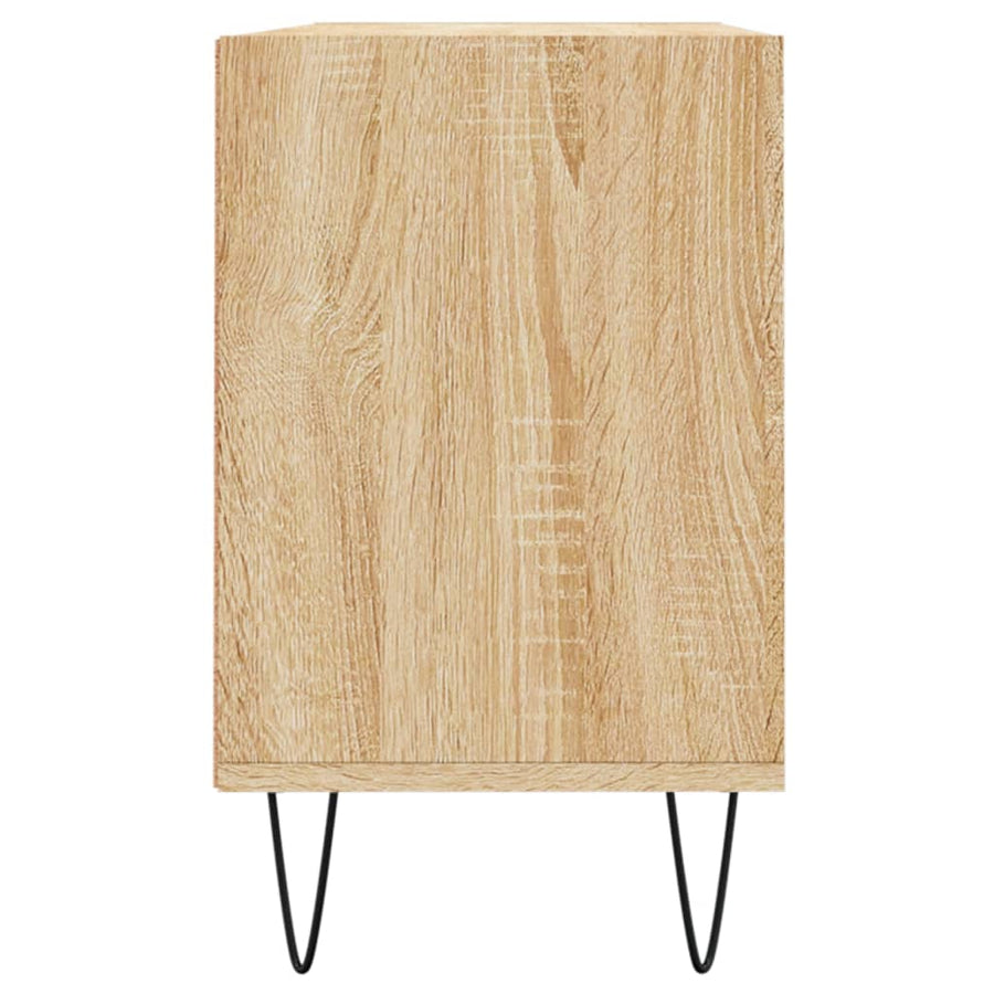 Tv-meubel 103,5x30x50 cm bewerkt hout sonoma eikenkleurig