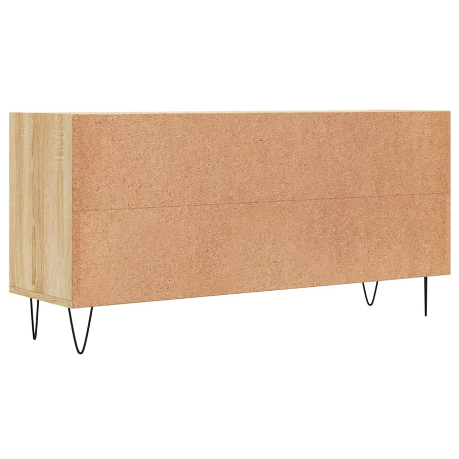 Tv-meubel 103,5x30x50 cm bewerkt hout sonoma eikenkleurig