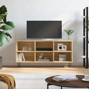 Tv-meubel 103,5x30x50 cm bewerkt hout sonoma eiken