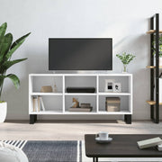 TV cabinet 103.5x30x50 cm engineered wood white