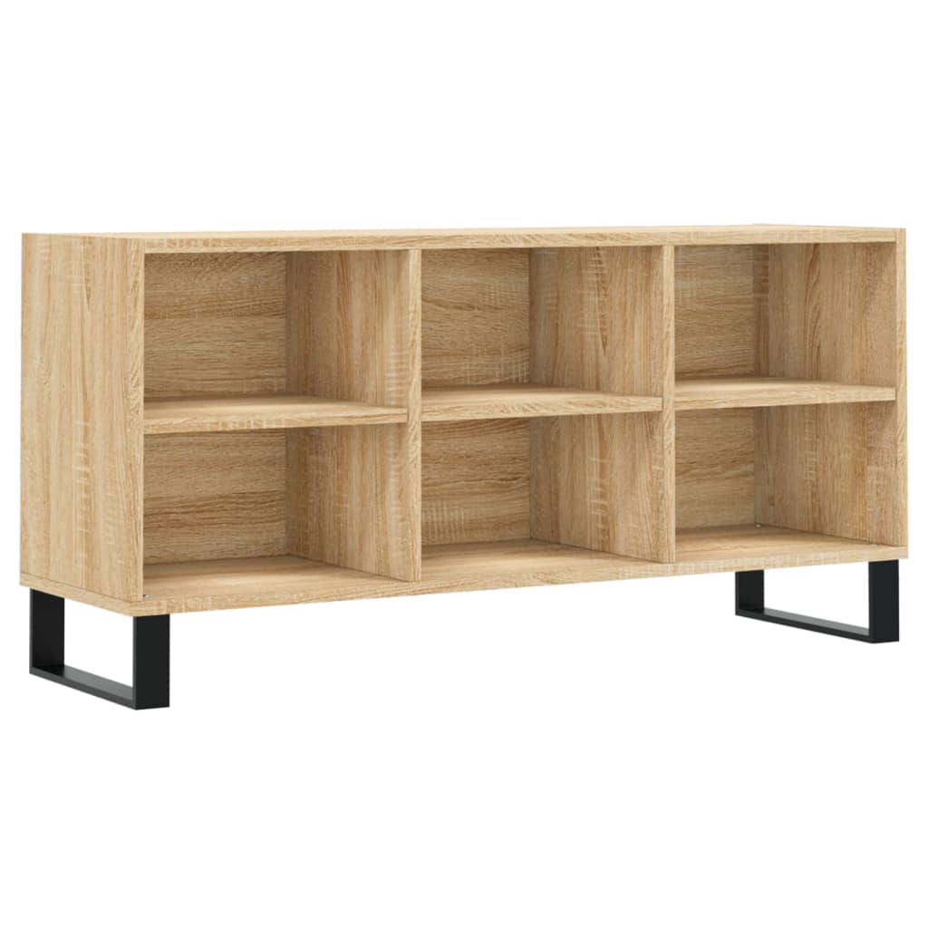 Tv-Meubel 03,5X30X50 Cm Bewerkt Hout Kleurig Sonoma eiken