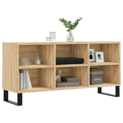 Tv-Meubel 03,5X30X50 Cm Bewerkt Hout Kleurig Sonoma eiken