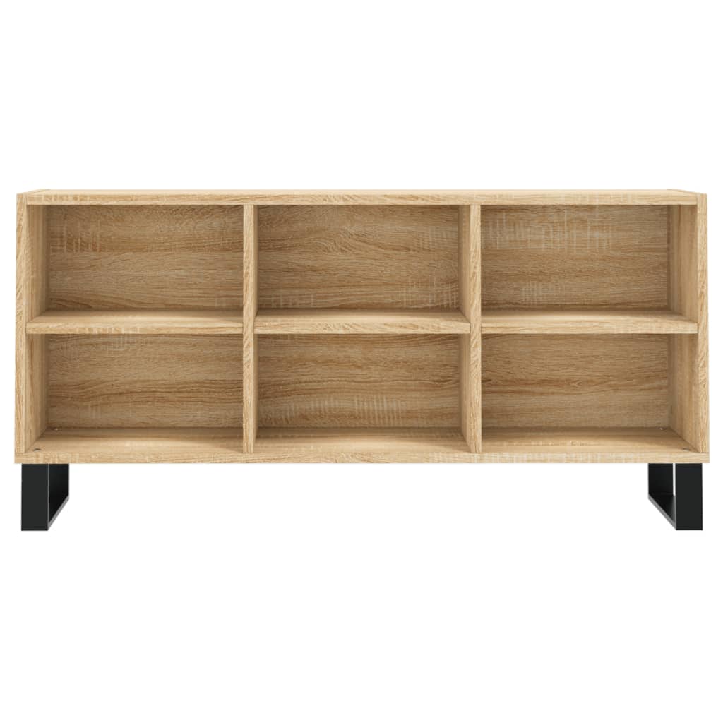 Tv-Meubel 03,5X30X50 Cm Bewerkt Hout Kleurig Sonoma eiken