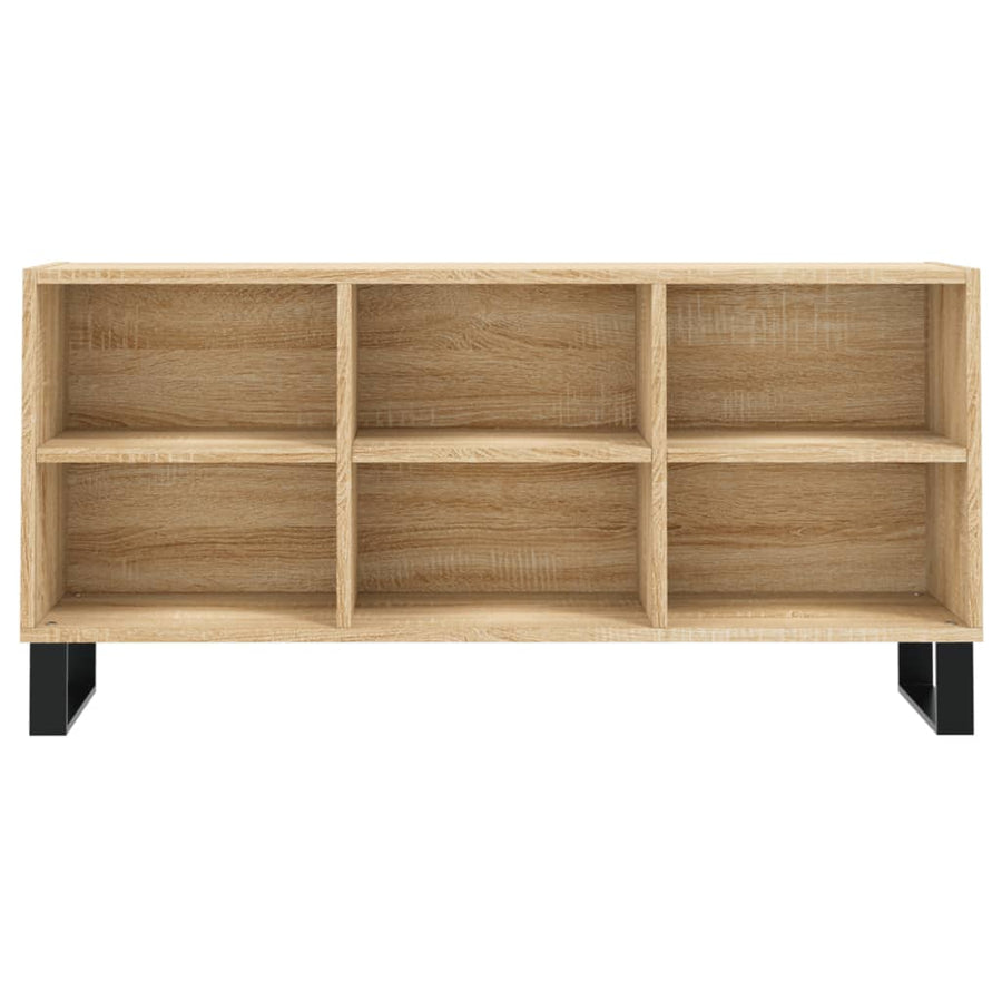 Tv-Meubel 03,5X30X50 Cm Bewerkt Hout Kleurig Sonoma eiken