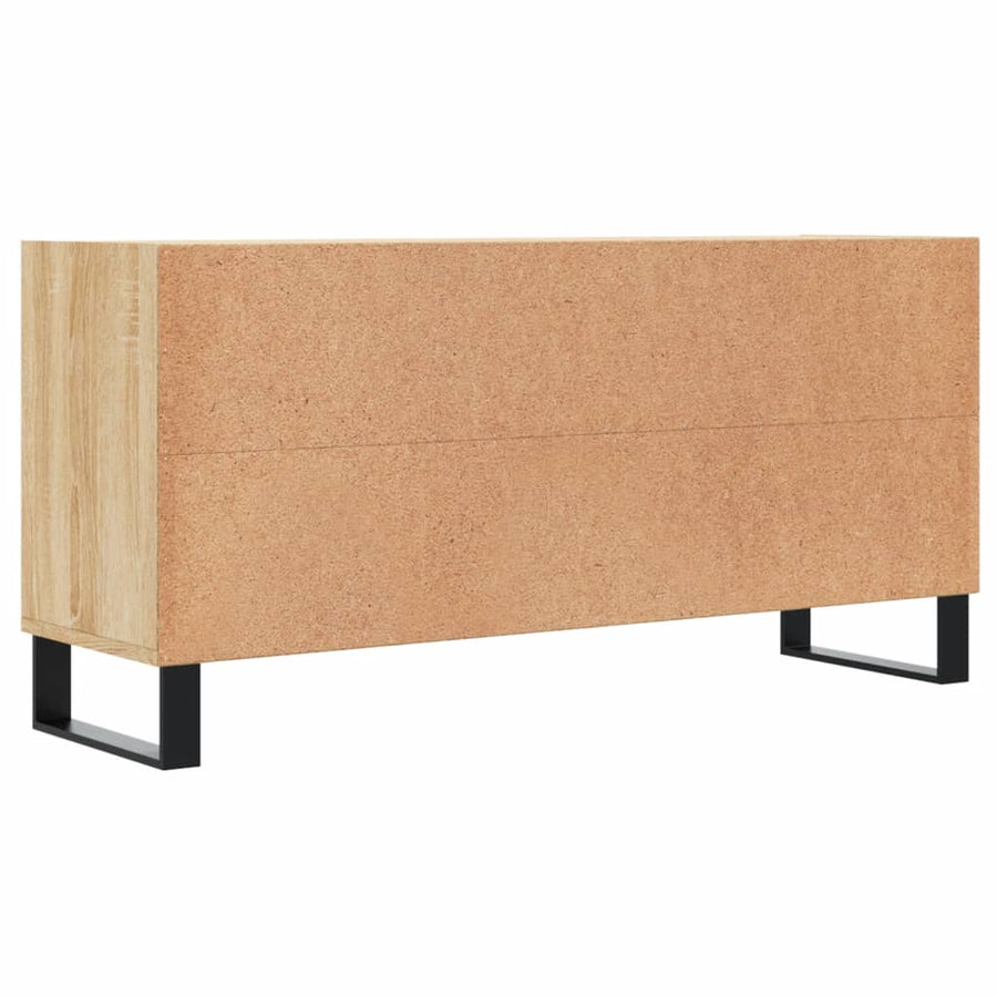 Tv-Meubel 03,5X30X50 Cm Bewerkt Hout Kleurig Sonoma eiken