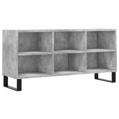 Tv-Meubel 03,5X30X50 Cm Bewerkt Hout Betongrijs