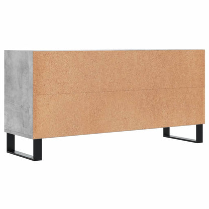 Tv-Meubel 03,5X30X50 Cm Bewerkt Hout Betongrijs