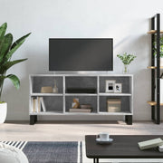 TV cabinet 103.5x30x50 cm engineered wood concrete grey