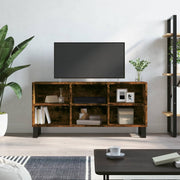 TV cabinet 103.5x30x50 cm engineered wood smoked oak effect