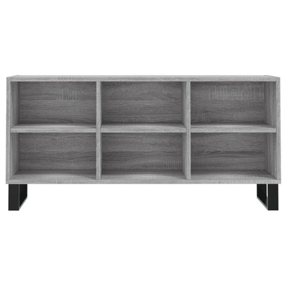 Tv-Meubel 03,5X30X50 Cm Bewerkt Hout Eikenkleurig Grijs sonoma