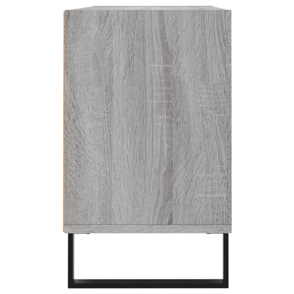 Tv-Meubel 03,5X30X50 Cm Bewerkt Hout Eikenkleurig Grijs sonoma