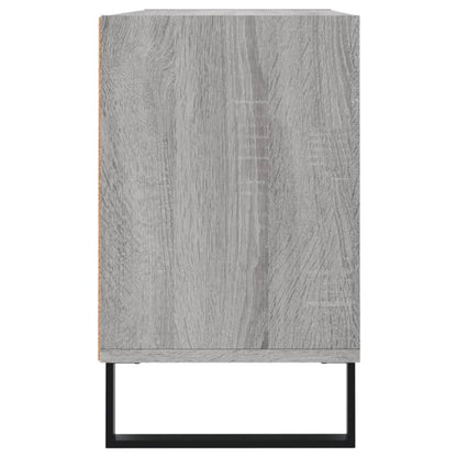 Tv-Meubel 03,5X30X50 Cm Bewerkt Hout Eikenkleurig Grijs sonoma