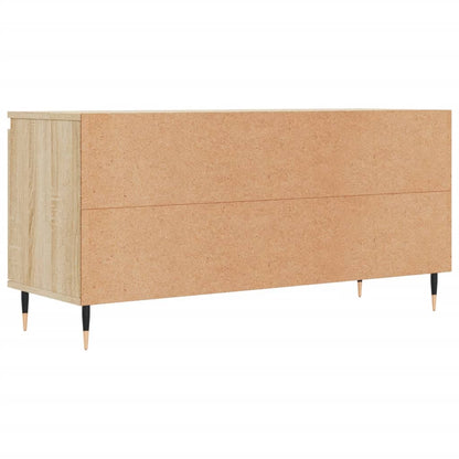 Tv-Meubel 04X35X50 Cm Bewerkt Hout Kleurig Sonoma eiken