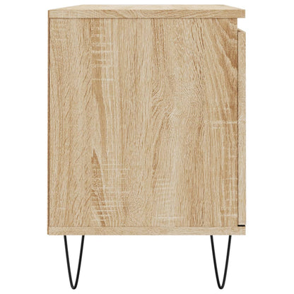 Tv-Meubel 104X35X50 Cm Bewerkt Hout Kleurig Sonoma eiken