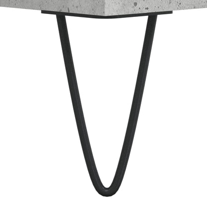 Tv-Meubel 04X35X50 Cm Bewerkt Hout Betongrijs