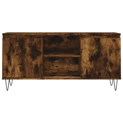Tv-Meubel 04X35X50 Cm Bewerkt Hout Kleurig Gerookt eiken