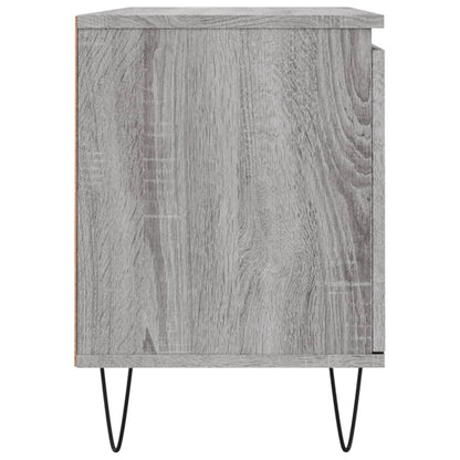 Tv-Meubel 04X35X50 Cm Bewerkt Hout Eikenkleurig Grijs sonoma