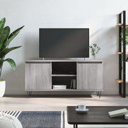 Tv-meubel 104x35x50 cm bewerkt hout grijs