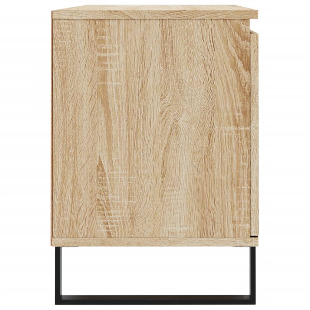 Tv-meubel 104x35x50 cm bewerkt hout sonoma eikenkleurig