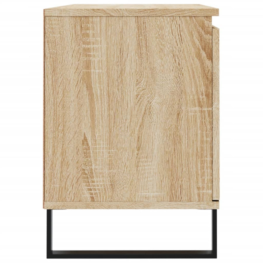 Tv-meubel 104x35x50 cm bewerkt hout sonoma eikenkleurig