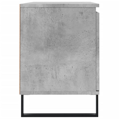 Tv-meubel 104x35x50 cm bewerkt hout betongrijs