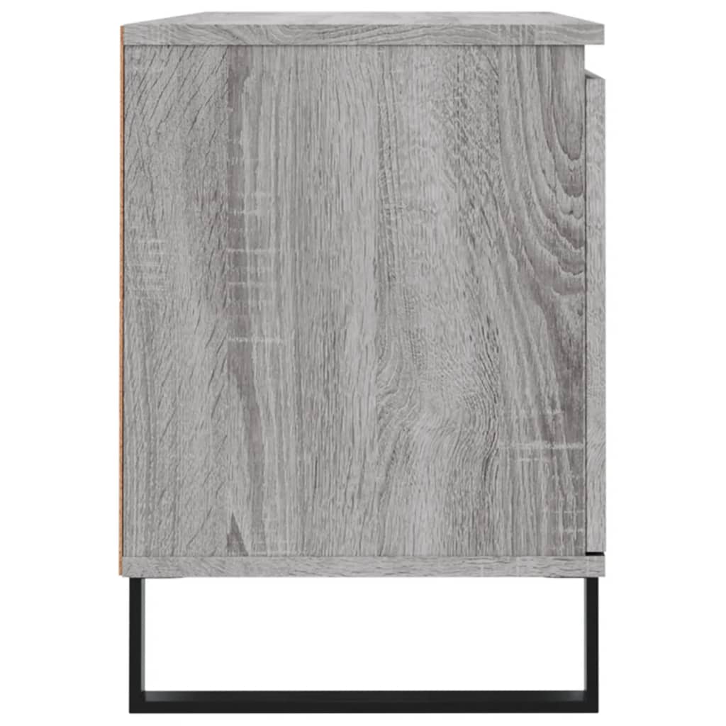 Tv-meubel 104x35x50 cm bewerkt hout grijs sonoma eikenkleurig
