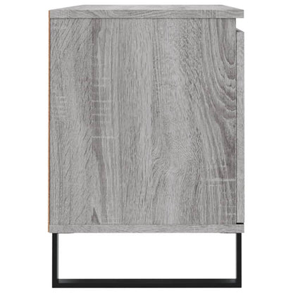 Tv-meubel 104x35x50 cm bewerkt hout grijs sonoma eikenkleurig
