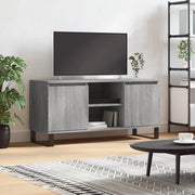 Tv-meubel 104x35x50 cm grijs Sonoma eiken
