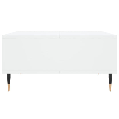 Salontafel 60X60X30 Cm Bewerkt Hout Wit