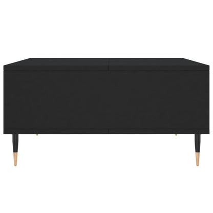 Salontafel 60X60X30 Cm Bewerkt Hout Zwart