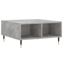 Salontafel 60X60X30 Cm Bewerkt Hout Betongrijs