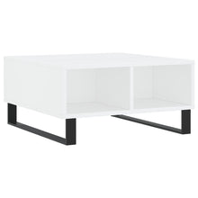 Salontafel 60X60X30 Cm Bewerkt Hout Wit