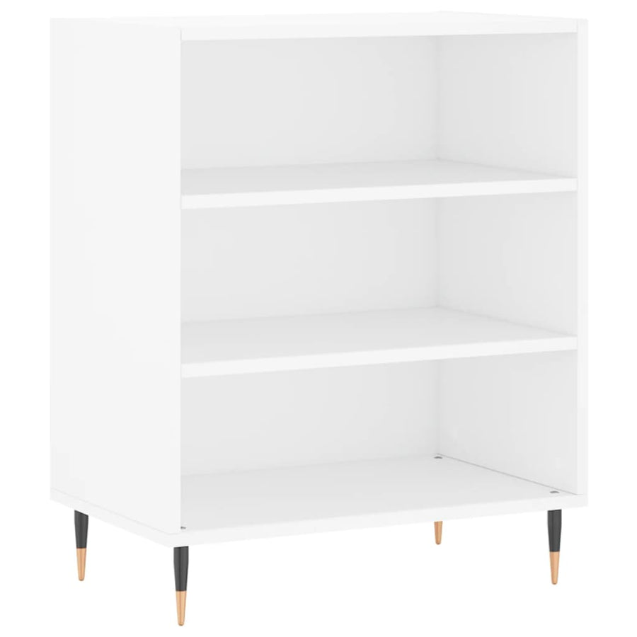 Dressoir 57X35X70 Cm Bewerkt Hout Wit