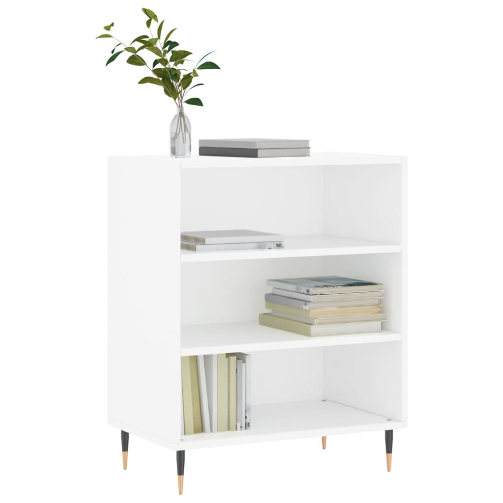 Dressoir 57X35X70 Cm Bewerkt Hout Wit