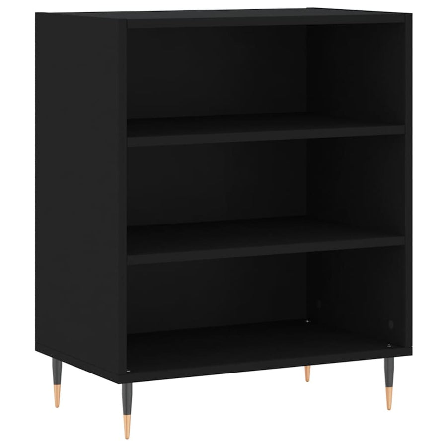 Dressoir 57X35X70 Cm Bewerkt Hout Zwart