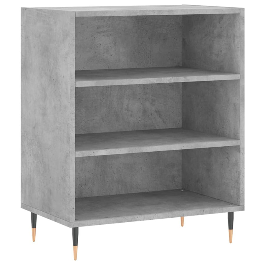 Dressoir 57X35X70 Cm Bewerkt Hout Betongrijs