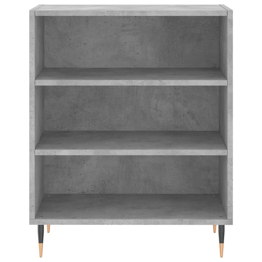 Dressoir 57X35X70 Cm Bewerkt Hout Betongrijs