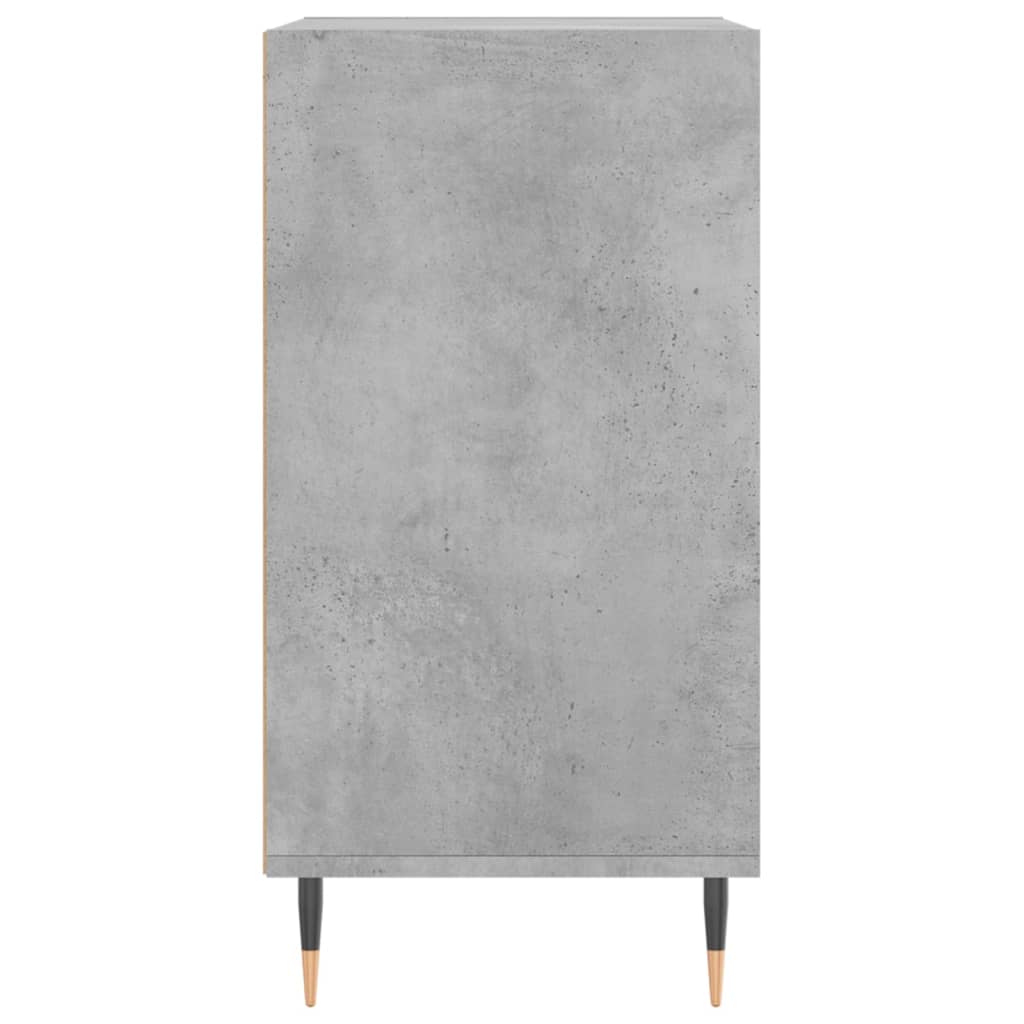 Dressoir 57X35X70 Cm Bewerkt Hout Betongrijs