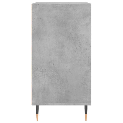 Dressoir 57X35X70 Cm Bewerkt Hout Betongrijs