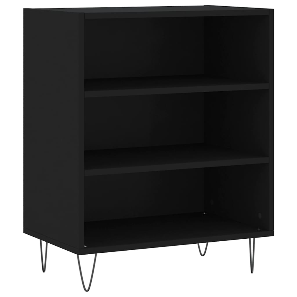 Dressoir 57X35X70 Cm Bewerkt Hout Zwart