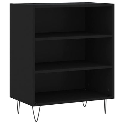 Dressoir 57X35X70 Cm Bewerkt Hout Zwart