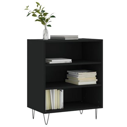 Dressoir 57X35X70 Cm Bewerkt Hout Zwart