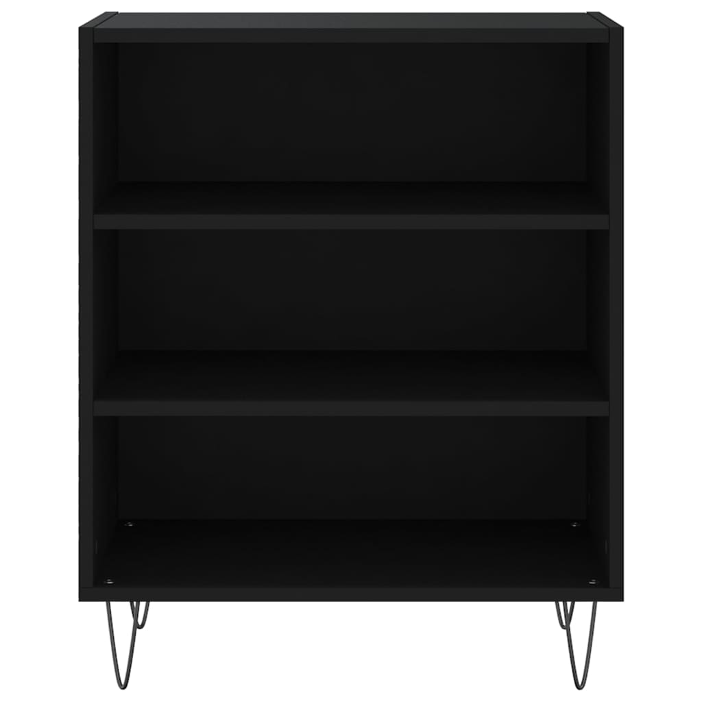 Dressoir 57X35X70 Cm Bewerkt Hout Zwart