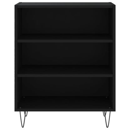 Dressoir 57X35X70 Cm Bewerkt Hout Zwart