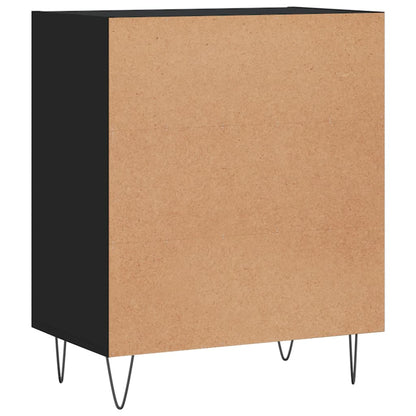 Dressoir 57X35X70 Cm Bewerkt Hout Zwart