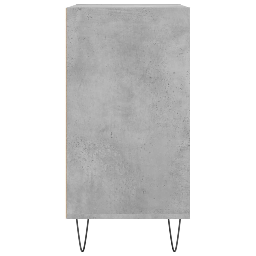 Dressoir 57X35X70 Cm Bewerkt Hout Betongrijs
