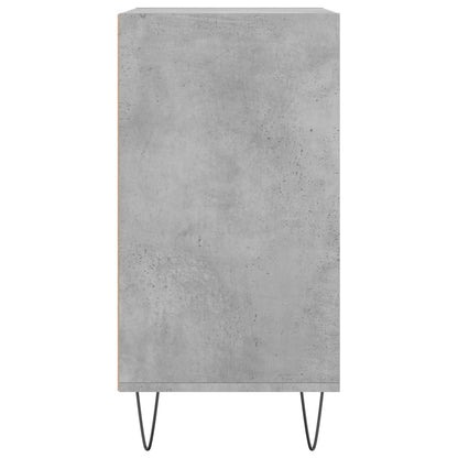 Dressoir 57X35X70 Cm Bewerkt Hout Betongrijs